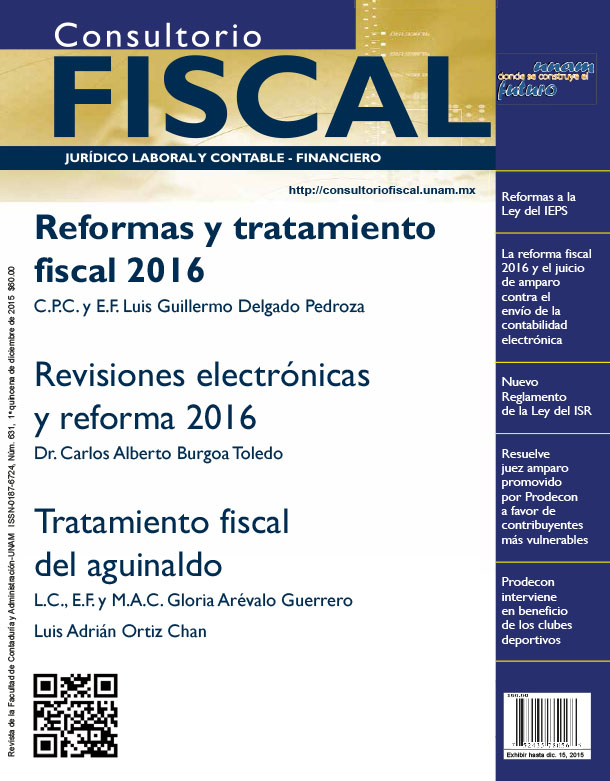 Reformas y tratamiento fiscal 2016