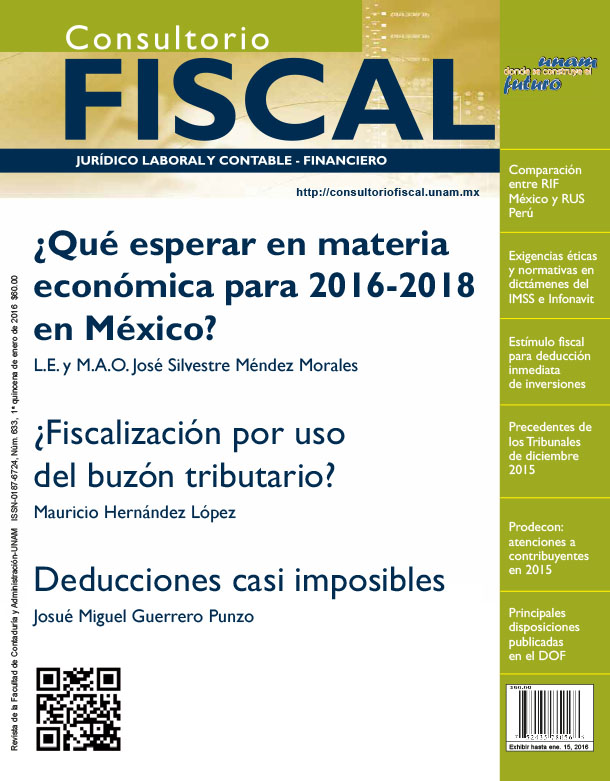 ¿Qué esperar en materia económica para 2016-2018 en México?