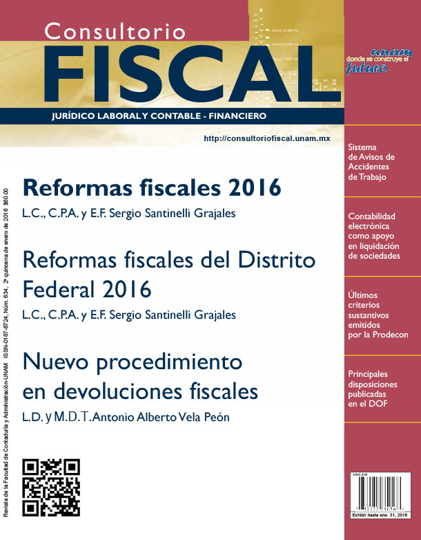Reformas fiscales 2016