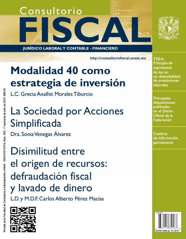 Modalidad 40 como estrategia de inversión