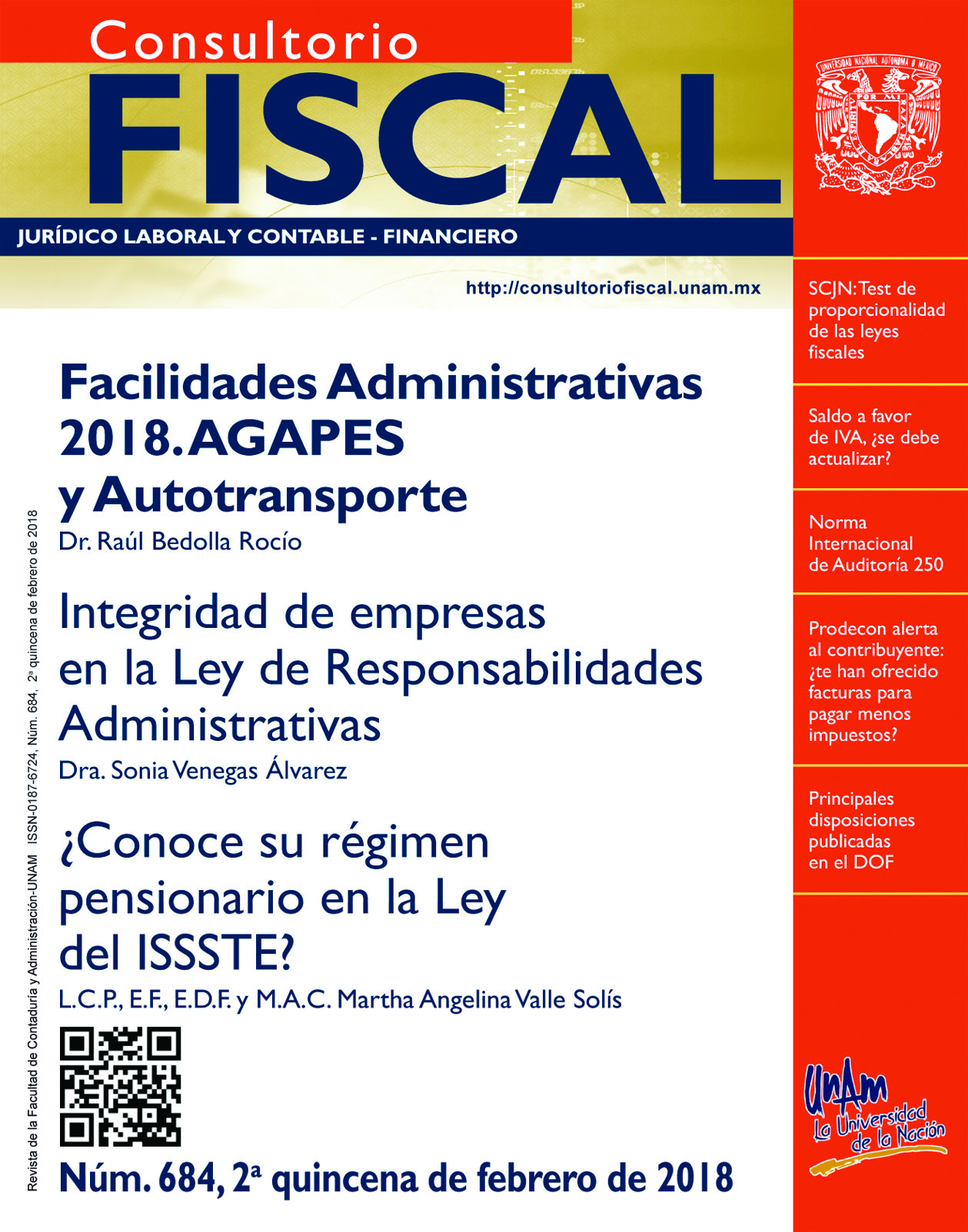 Facilidades Administrativas 2018. AGAPES y Autotransporte
