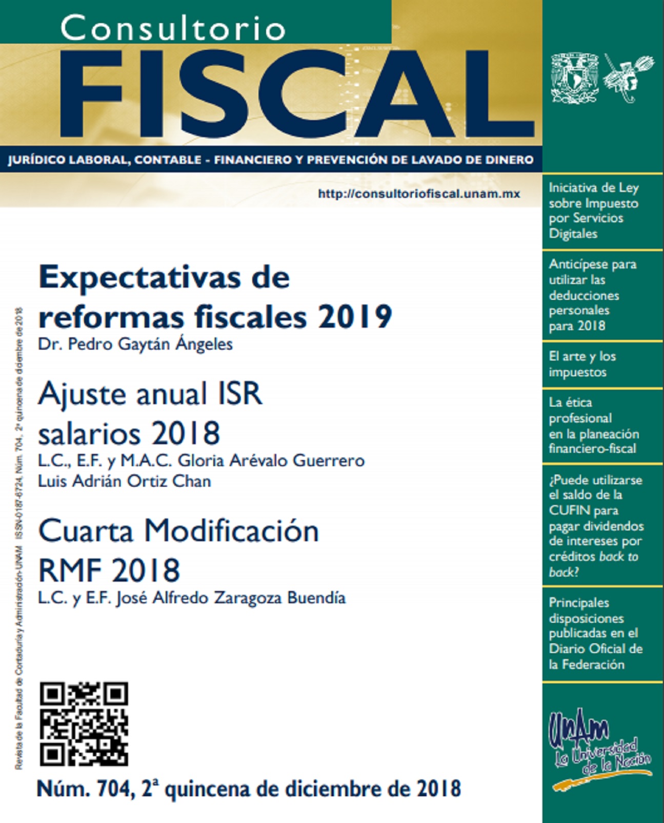 Expectativas de reformas fiscales 2019