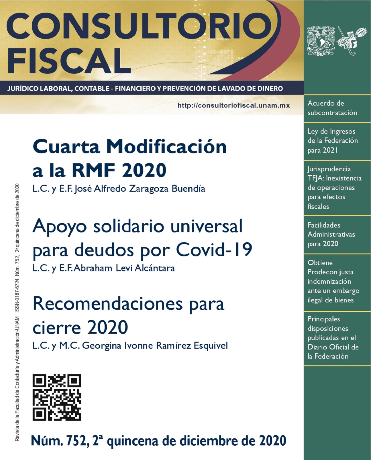 Cuarta modificación a la RMF 2020