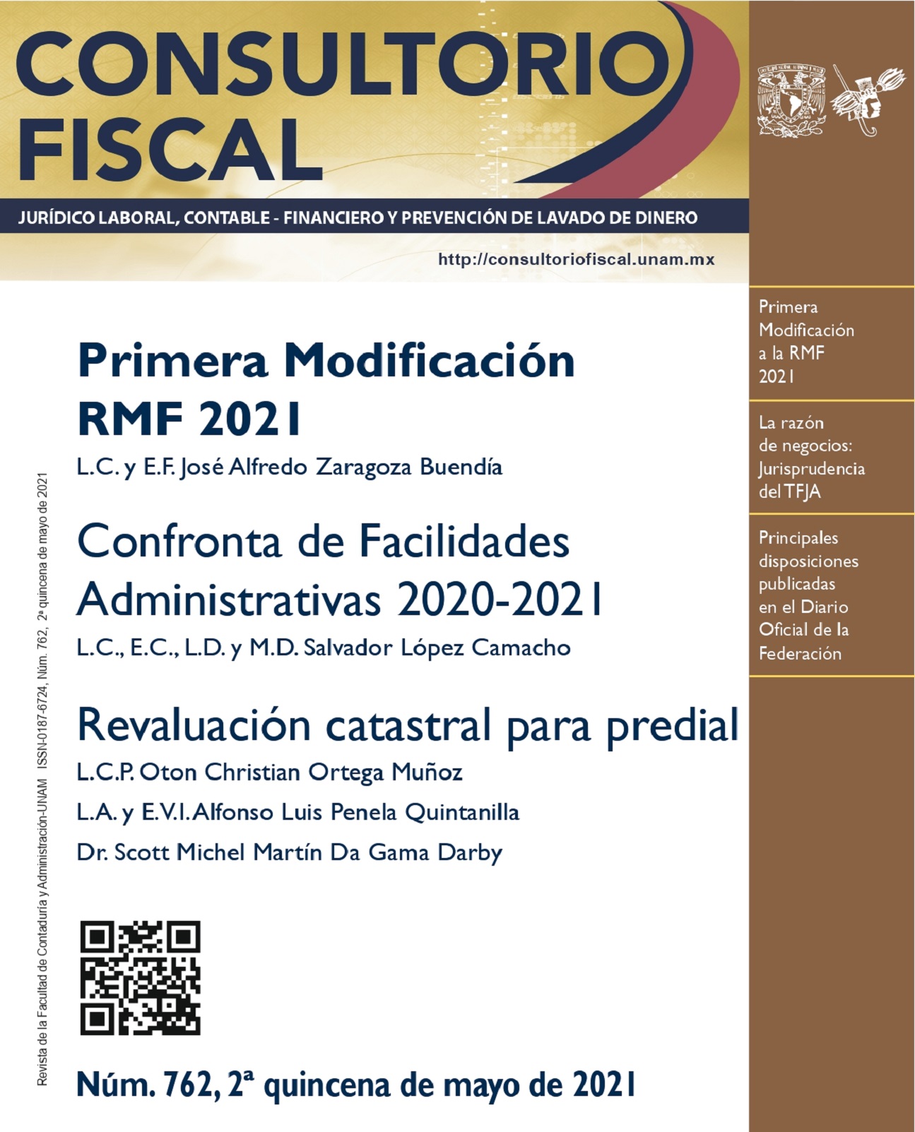 Primera Modificación RMF 2021