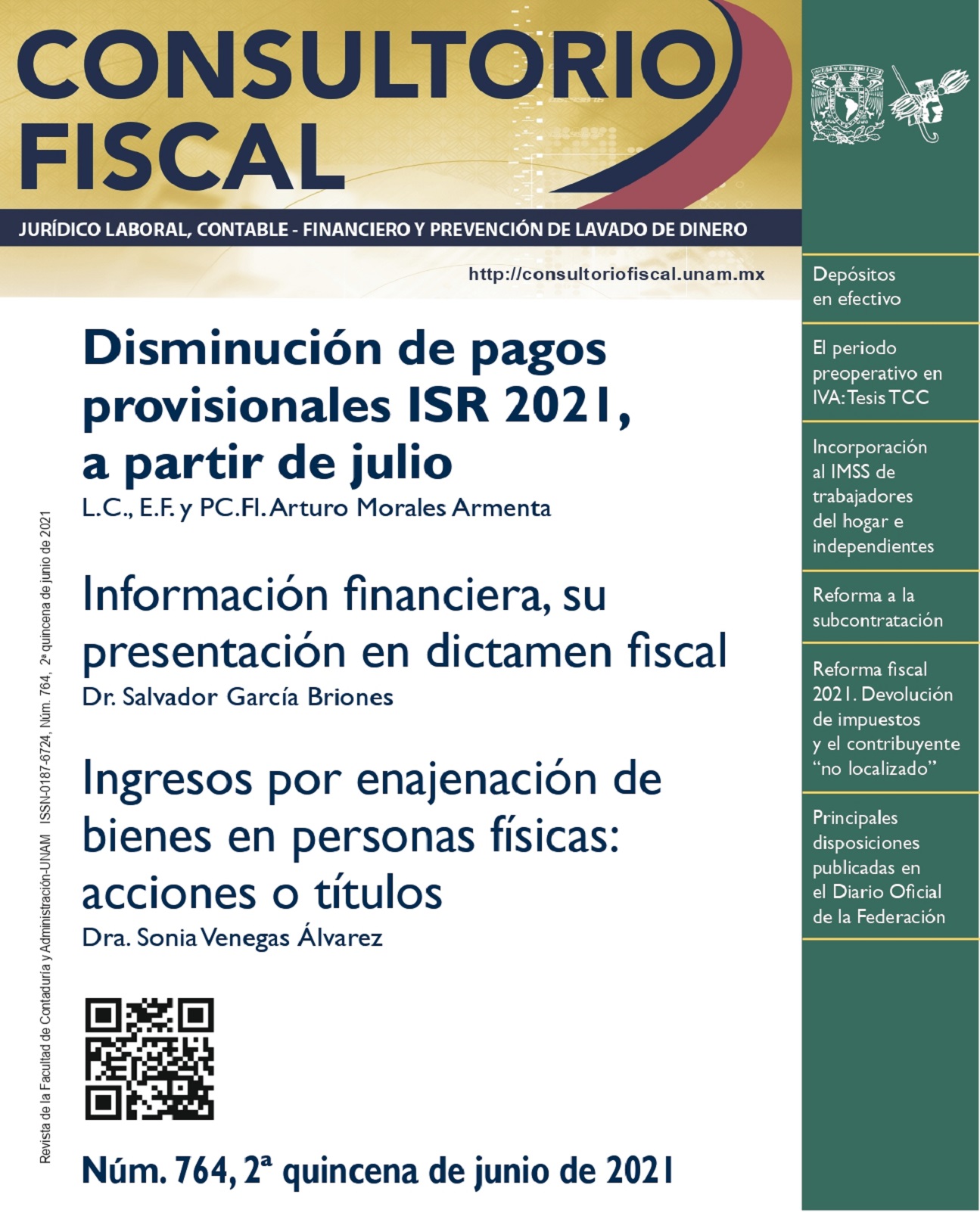 Disminución de pagos provisionales ISR 2021, a partir de julio