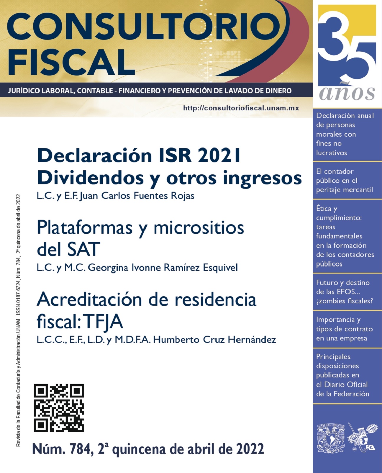 Declaración ISR 2021 Dividendos y otros ingresos