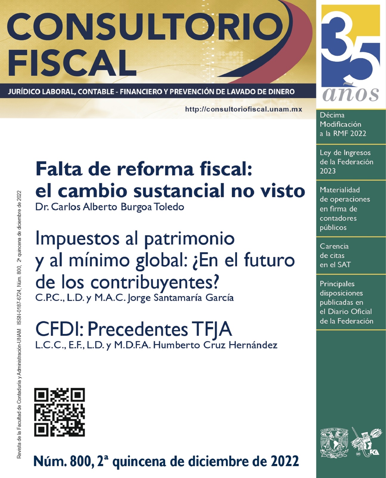 Falta de reforma fiscal: el cambio sustancial no visto