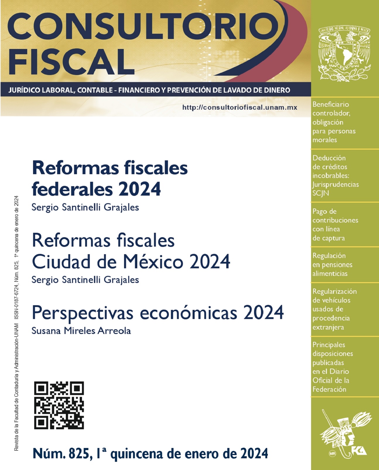 Reformas fiscales federales 2024