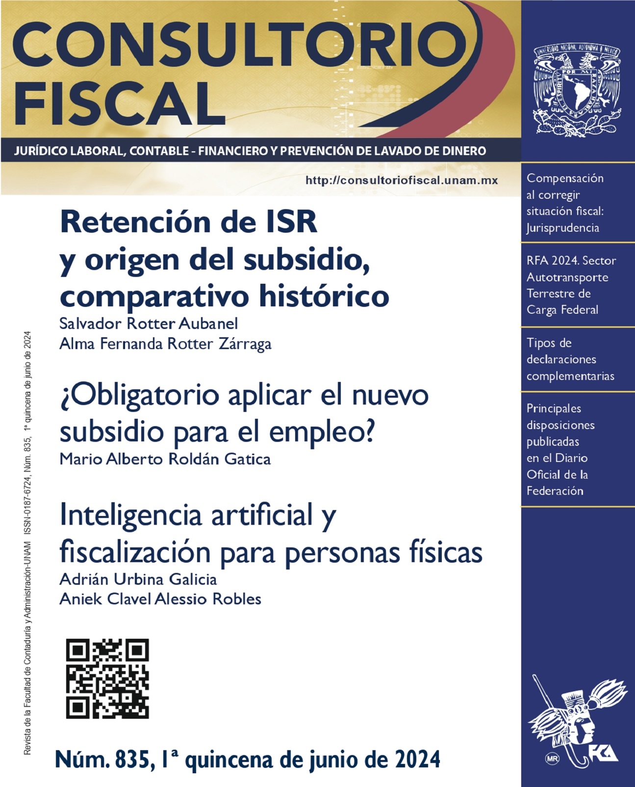 Retención de ISR y origen del subsidio, comparativo histórico