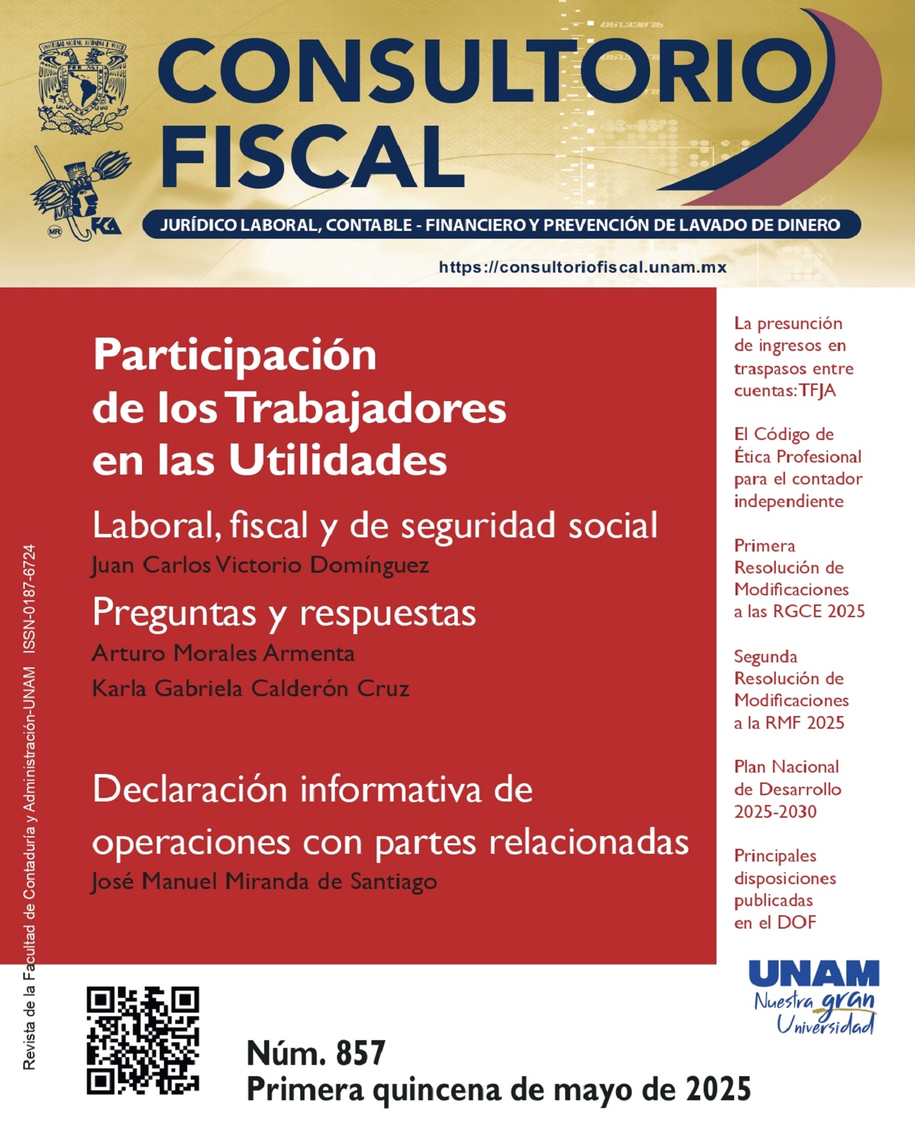 Participación de los Trabajadores en las Utilidades. Laboral, fiscal y de seguridad social